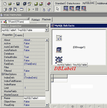 DAC for MySQL Screenshot